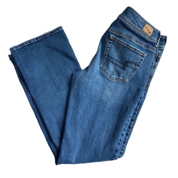 American Eagle Kick Boot Stretch Jeans - Size 10 regular - Picture 1 of 6